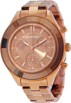 Swarovski Octea Lux Sport Chronograph Quartz Crystal Brown Dial Unisex Watch 5632472