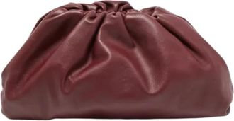 Bottega Veneta Pre-owned Teen Pouch Clutch - Dames - Vintage Clutch - Rood - ONE Size - Leer - Vintage