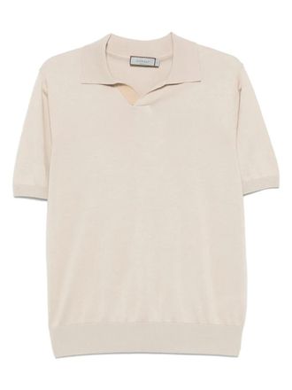 Canali fine-knit T-shirt - men - Cotton/Modal - 54 - Neutrals