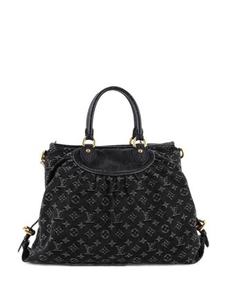 Louis Vuitton Neo Cabby Handbag Denim GM satchel - Black