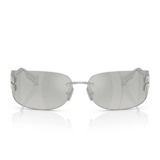 Miu Miu Sunglasses Mua51 S 1 Bc10 Y Silver/Mirrored Grey Women