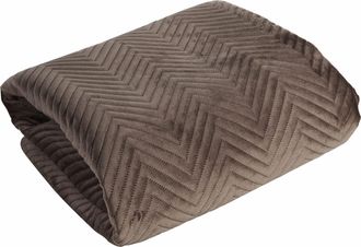 OEM Colcha Marr&oacute;n Para Sof&aacute; Cama De 220x240 Cm