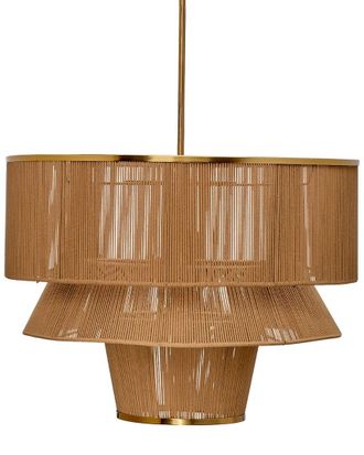 Jamie Young Co. Dimension 1-Light Iron & Cotton Chandelier
