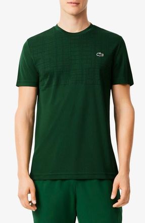 Lacoste x Novak Djokovic Ultra-Dry Performance T-Shirt in Green at Nordstrom, Size 5