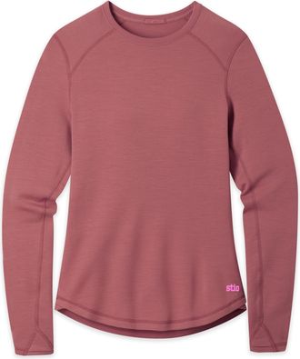 Stio Womens Basis PeakWool Midweight Crew LS