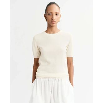Soft Goat Dames, Truien, Wit, Maat: L Wol