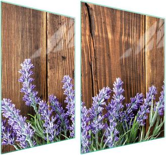 OEM Placa Protectora De Vidrio Para Estufa 70x52 Lavanda