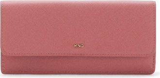 Mango Faux Leather Flap Wallet in Pink at Nordstrom