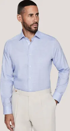 Jack Victor Danforth Long Sleeve Shirt In Blue