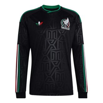 adidas Mexico 26 Third Long Sleeve Asia Sizing Black KA3988