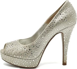 Loriblu Pumps a punta con tacco e decorazione - Argento