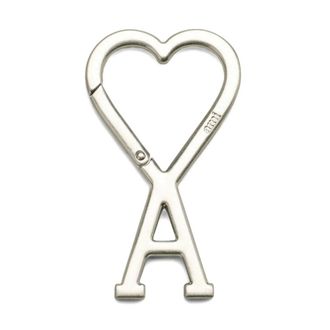 Ami ADC Hook Keyring - male - Ami Paris - Keychains - Gray - ONE SIZE - Accessories