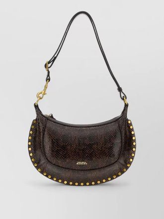 Isabel Marant oskan moon calf leather clutch bag