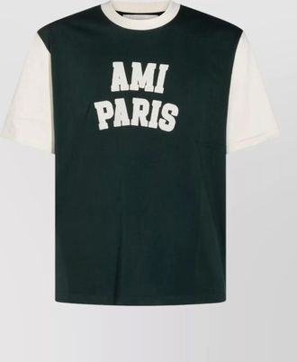 Ami cotton logo t-shirt