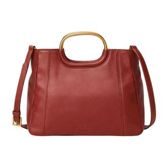 Twinset Handbags, female, Red, Size: ONE SIZE Shopper Bag