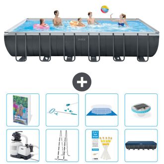 Intex Piscina Ultra Xtr Rectangular - 732x366x132 Cm - 9-piezas S595
