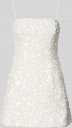 Forever New Cocktailkleid mit Paillettenbesatz Modell Kirby in Beige, Gr&ouml;&szlig;e 32