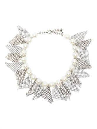 Rosantica Frizz embellished necklace - Argento