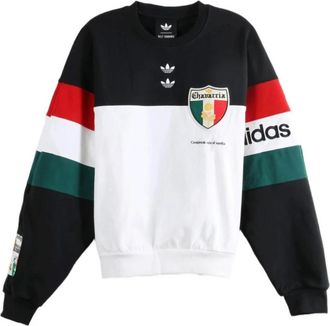 adidas Chavarria Fleece Crewneck Sweatshirt - Heren - Sportshirts - Veelkleurig - S - Katoen - Fitness