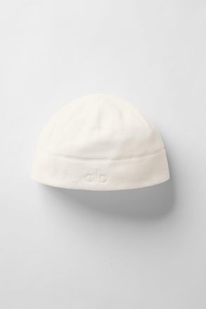 Alo | Performance Fleece Beanie Hat in Ivory/Ivory