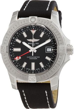 Breitling Pre-owned Breitling Avenger Automatic Black Dial Mens Watch A32397101B1X1