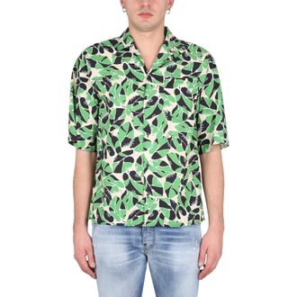 Dsquared2 Bowling Dropped Shoulder Shirt - male - Dsquared2 - Short Sleeve Shirts - Multicolor - M - Shirts