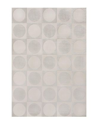 Jonathan Y Designs Jonathan Y Helena Modern Geometric Circles In Squares High-Low Area Rug