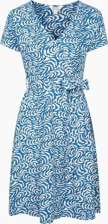 Mountain Warehouse Womens Mountain Warehouse Womens/Ladies Santorini UV Jersey Wrap Dress - Blue - Size: 10