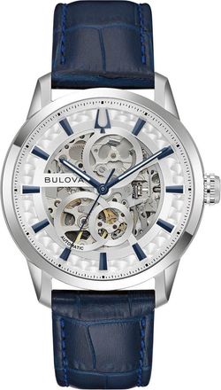 Bulova Sutton Heren Horloge Blauw 96A330