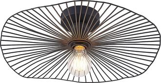 Lindby L&aacute;mpara De Techo ruota En Negro Metal - Lindby