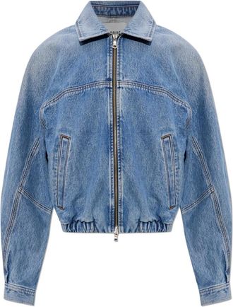 A Gold E Dixon Cocoon Bomberjack - Dames - Spijkerjassen - Blauw - M - Katoen - Jassen