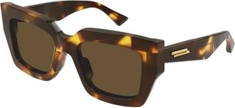 Bottega Veneta Authentieke stijlvolle brillen met eersteklas service - unisex - Zonnebrillen - Bruin - 52 MM - Accessoires