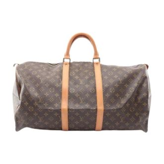 Louis Vuitton Pre-owned Weekend Bags, unisex, Brown, Size: ONE SIZE Pre-owned Keepall 55 Boston Bag