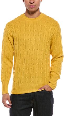 N.Peal N. PEAL Thames Cable 100% Cashmere Crewneck Sweater