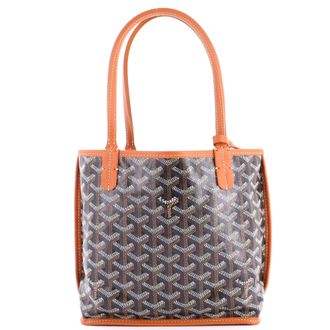 Goyard Anjou Reversible Tote Coated Canvas Mini