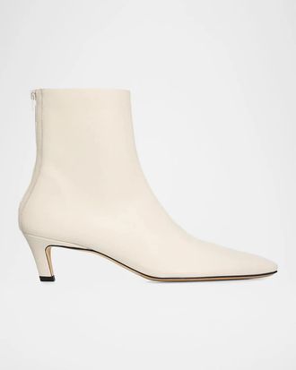 Toteme 60mm Leather Ankle Boots