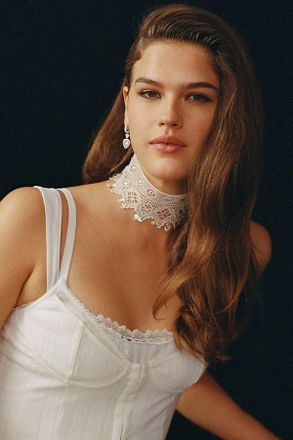 Untamed Petals Lyra Lace Choker Necklace