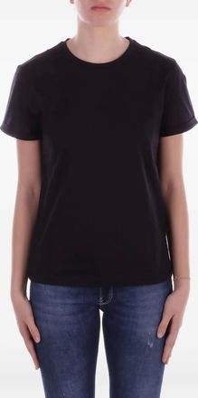 Dondup T-shirt met manchetten - Zwart