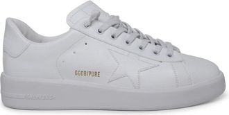 Golden Goose Purestar Sneakers In White Vegan Leather