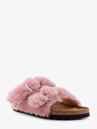 Birkenstock Faux Fur Sandals - Pink