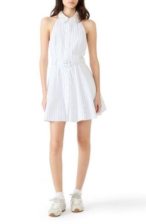 Steve Madden Valor Sleeveless Shirtdress in Linen at Nordstrom, Size 14