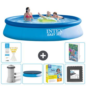 Intex Piscina Easy Set Redonda - 396x84 Cm - 7-piezas S259