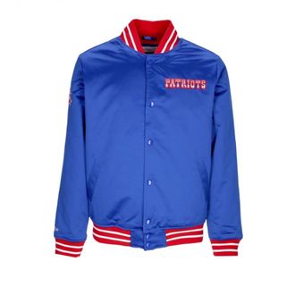 Mitchell & Ness Bomberjacks - Heren - Bomber jackets - Blauw - S - Satijn - Jassen