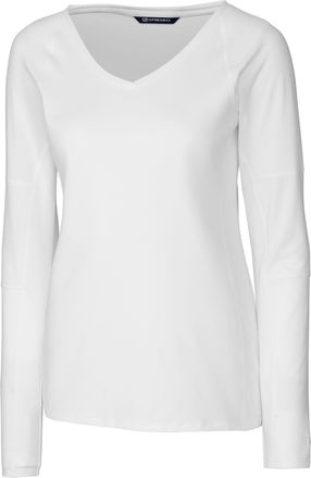 Cutter & Buck Ladies L/S Victory V Neck Shirt