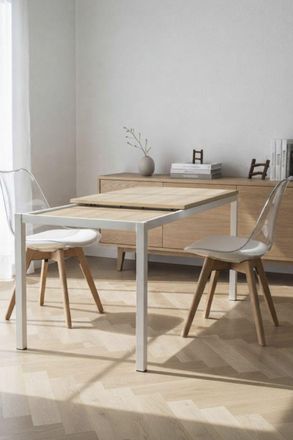 Regalos Miguel Mesas Comedor - Mesa Dino Extensible 120-180 Cm - Madera Clara