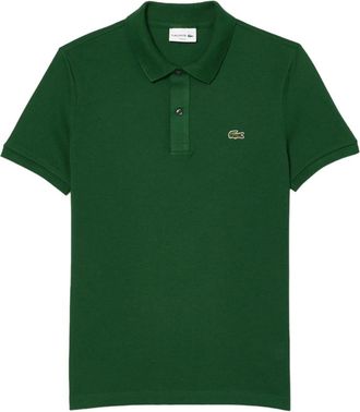 Lacoste Slim Fit Piqu&eacute; Polo Shirt - Heren - Polos - Groen - M - Katoen - Tops