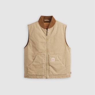 Levi's Sansome Vest - Mens - 2XS - Beige / TigerS Eye