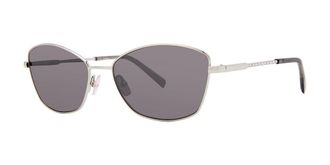 Vera Wang Janelle Silver Womens Sunglasses Silver Size 54
