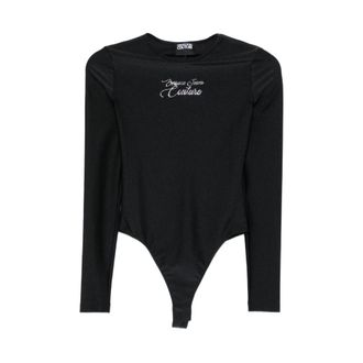 Versace Jeans Couture Dames, Tops, Zwart, Maat: 2XS