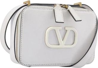 Valentino Pre-owned Vintage Shoulder Bag - Dames - Vintage Schoudertas - Wit - ONE Size - Leer - Vintage
